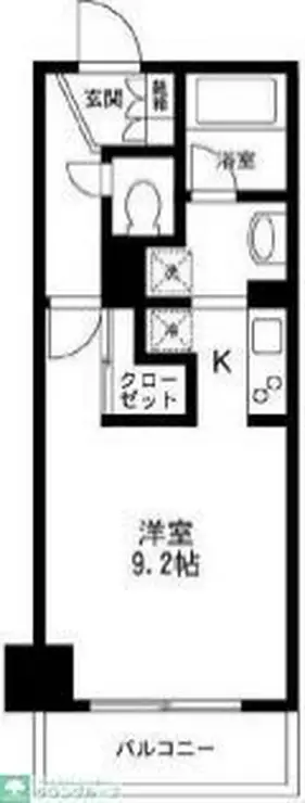 レジディア荻窪 1階階 間取り