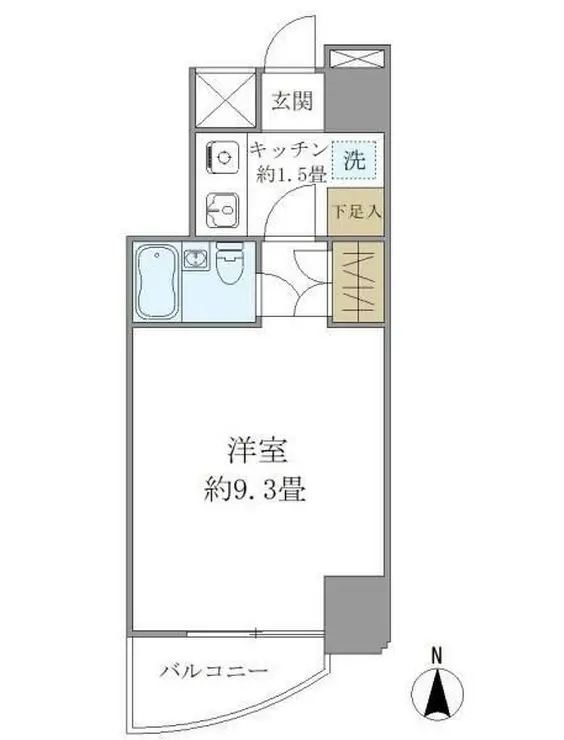 シャロン神谷陸橋 8階階 間取り