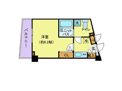 フェニックス池袋弐番館(1K/1階)の間取り写真