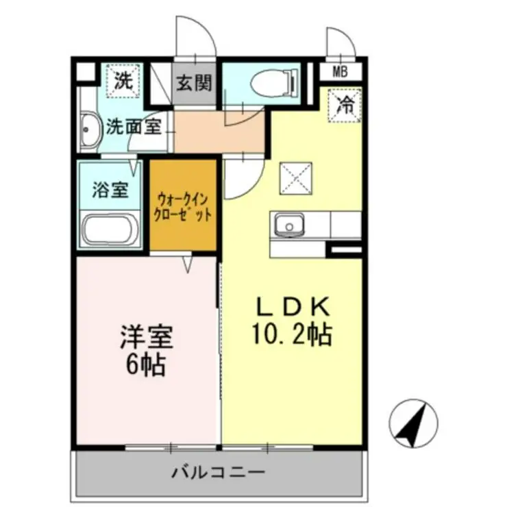 ヴィクトワール参番館 1階階 間取り