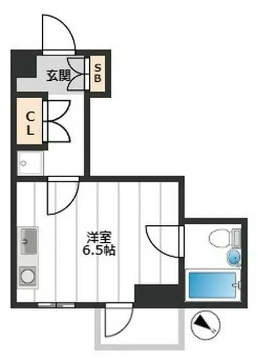 シャンティタカハシ 3階階 間取り