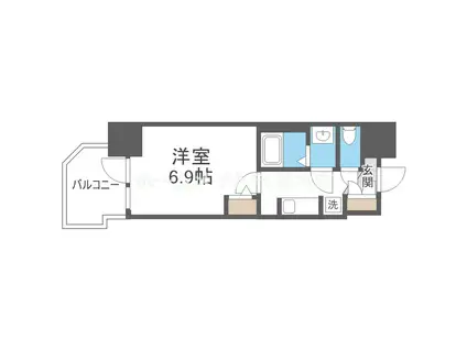 セレニテ東梅田アリエ(1K/5階)の間取り写真