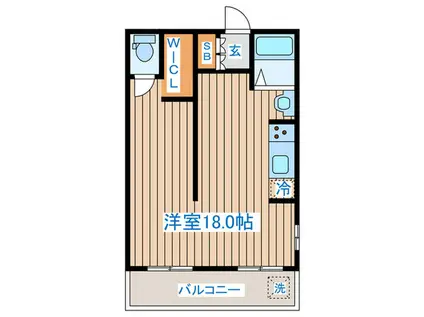 TMビル(ワンルーム/2階)の間取り写真