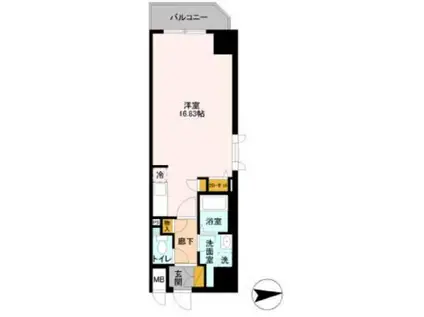 D-ROOM STAY 両国(ワンルーム/8階)の間取り写真