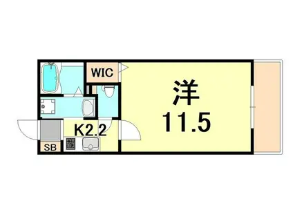 グリーンハウス御園(1K/1階)の間取り写真