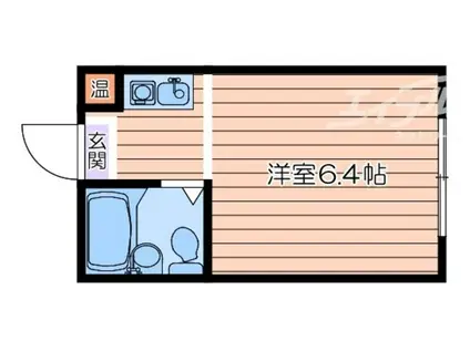 ソサエティ山手(1K/3階)の間取り写真