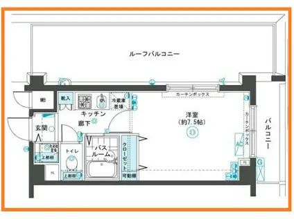 フェニックス目黒弐番館(1K/3階)の間取り写真