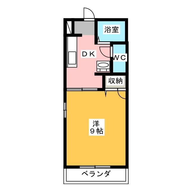 ピッコラ(1K/1階)の間取り写真