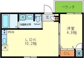 F MAISON LORE V番館(1LDK/1階)の間取り写真