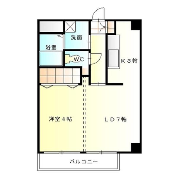 アデランテ(1LDK/2階)の間取り写真