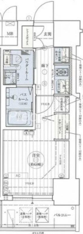 エステムコート新大阪11リンクス(1K/11階)の間取り写真