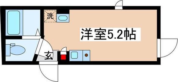 CREDO IKEBUKURO(ワンルーム/4階)の間取り写真