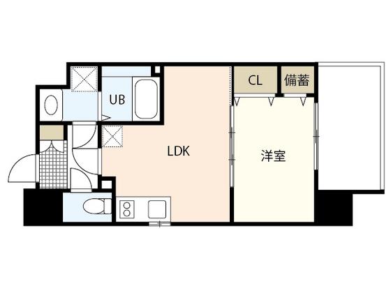 KATAYAMA BLDG 27(1LDK/3階)の間取り写真