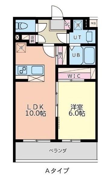 プリムラ(1LDK/2階)の間取り写真