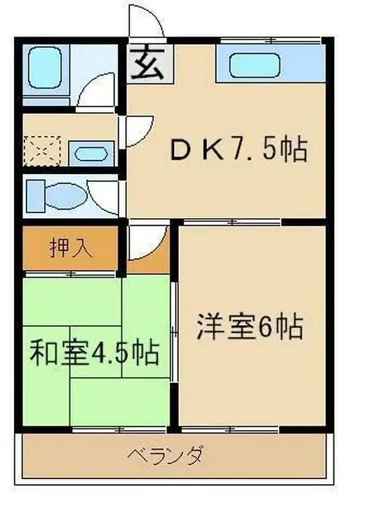 サンシティ 2階階 間取り
