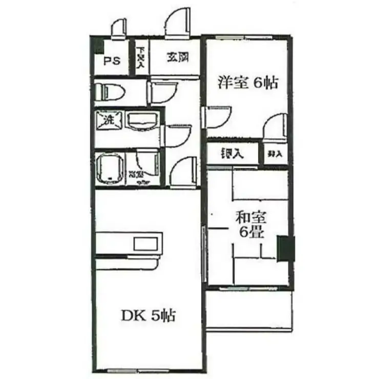 ブライトヒルズ調布 3階階 間取り