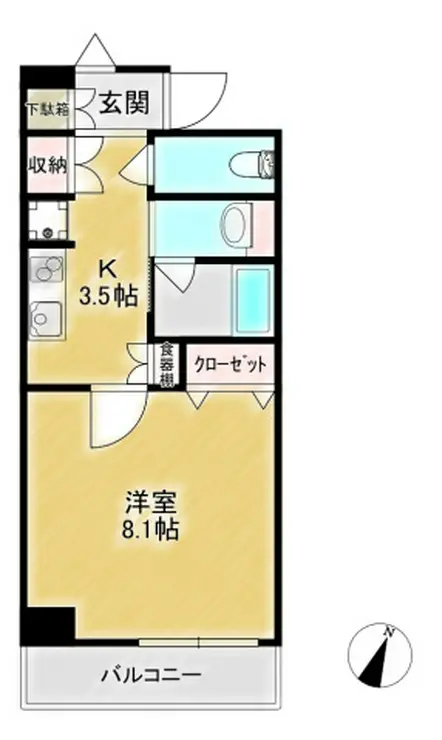 SAIKYO SAKURAGI BL 4階階 間取り