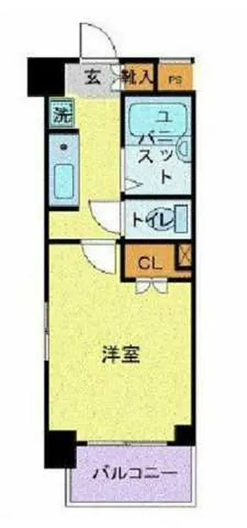 スカイコート神楽坂第2 7階階 間取り