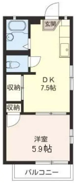 フォーブル前原 III 2階階 間取り