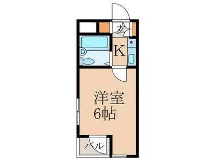 リエス園田(1K/3階)の間取り写真