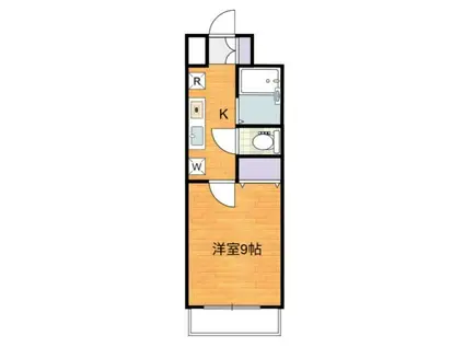 クレアトール(1K/3階)の間取り写真