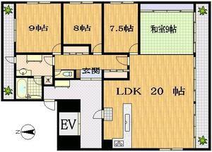 ARK21(4LDK/6階)の間取り写真