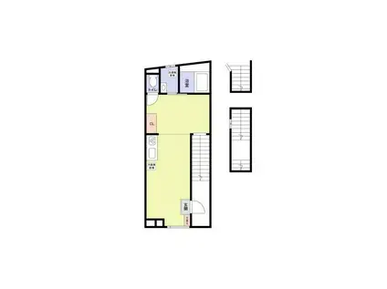 KAGURAZAKA TERRACE(ワンルーム/3階)の間取り写真