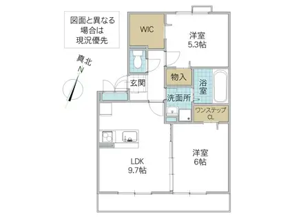 レオパレスルコトゥ(1K/2階)の間取り写真