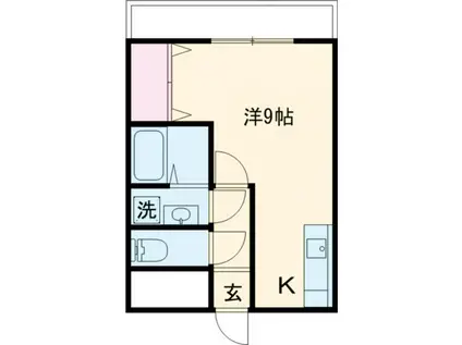ドリーム2003(ワンルーム/1階)の間取り写真