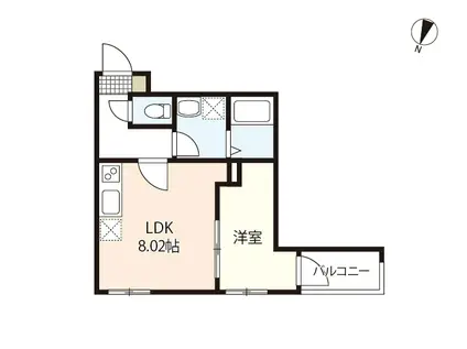 セブンプロート草津南(1LDK/3階)の間取り写真