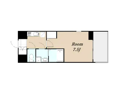 アドバンス西梅田II(1K/6階)の間取り写真