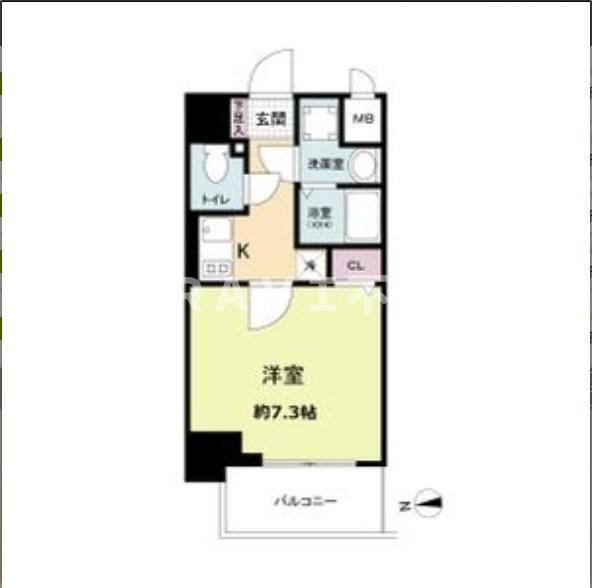 METROSA深江橋(1K/5階)の間取り写真