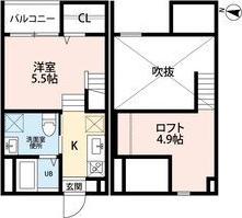 マーリエ名古屋南 (1K/1階)の間取り写真