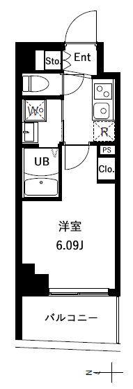 アーバンパーク川口並木(1K/5階)の間取り写真