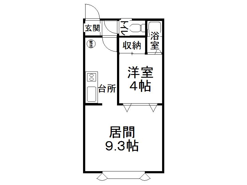 ARM11(1DK/2階)の間取り写真
