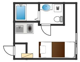 SMART RESIDENCE IOTELE 初台(ワンルーム/3階)の間取り写真