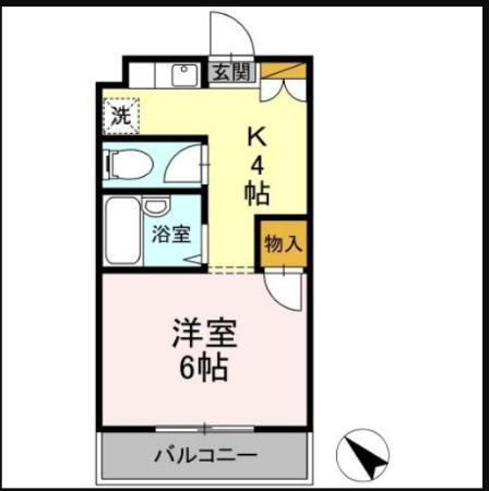 アネックス本郷(1K/1階)の間取り写真