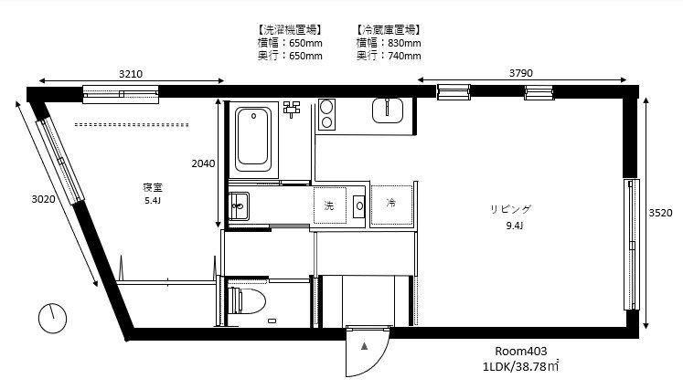 MM41922(1LDK/4階)の間取り写真