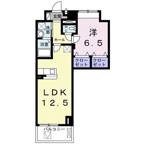 EXCELLENT・T(1LDK/1階)の間取り写真