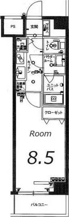 スカイコート板橋五番館 4階階 間取り