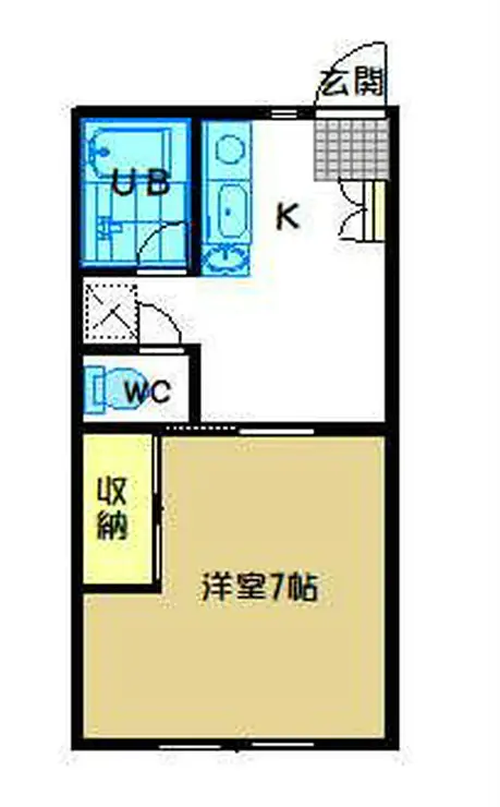 ロイヤルハイツ壱番館A棟 1階階 間取り