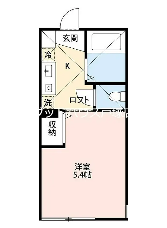 ドミール本郷台II 1階階 間取り