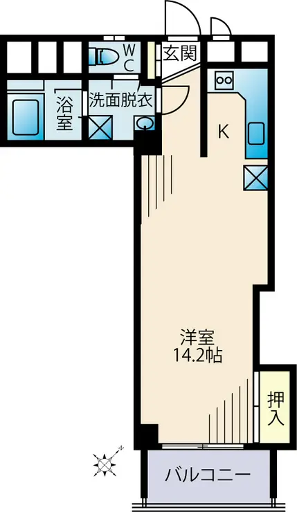 NK五反田コータース 7階階 間取り
