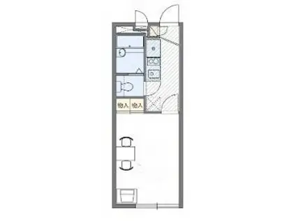 レオパレスSAKURA(1K/1階)の間取り写真