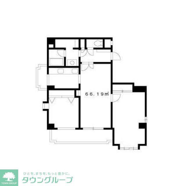 綾東ヴィレッジ弐番館(2LDK/5階)の間取り写真