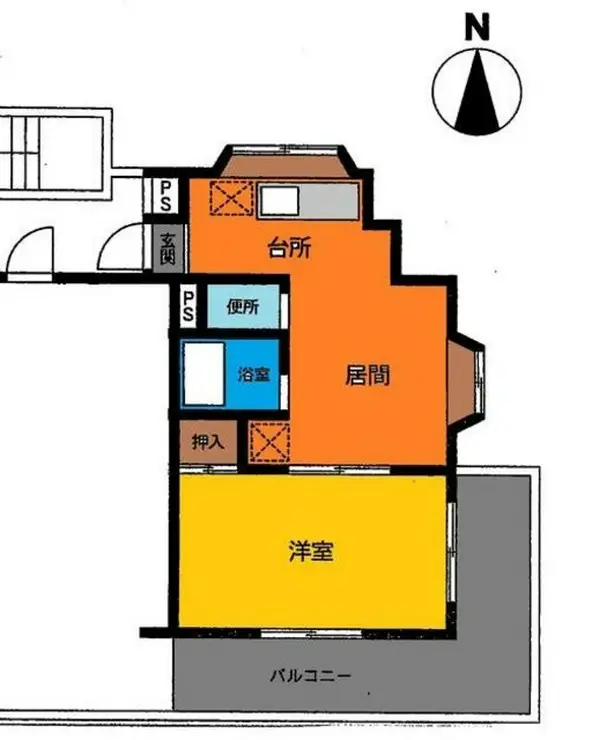 第二メゾン原 3階階 間取り