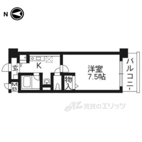 SOL・ESTUDIO(1K/3階)の間取り写真
