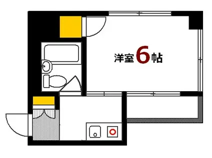 ESPERANZA竹屋町(1K/2階)の間取り写真