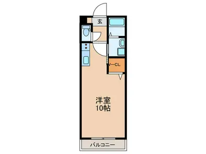 A.REK SHIROYAMA(ワンルーム/2階)の間取り写真