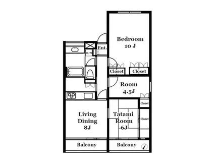 クレイハウス学芸大(3DK/3階)の間取り写真